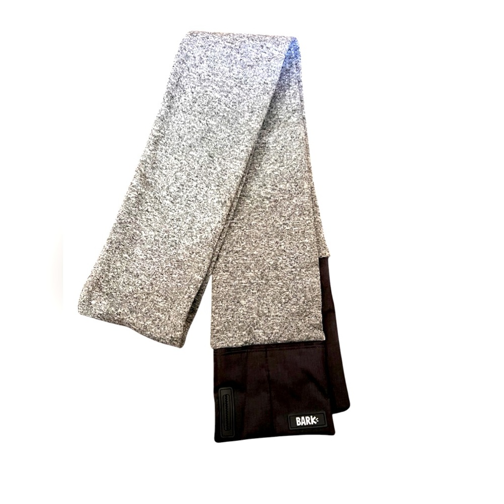 Bark scarf with multiple pockets for treats poop bags credit cards cash and more